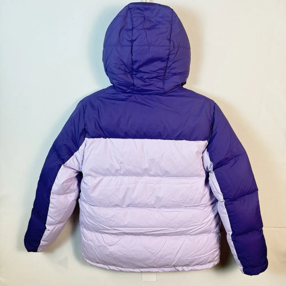 Eddie Bauer Kids Classic Down Puffer Jacket Pastel Lilac‎ Medium Outerwear NEW